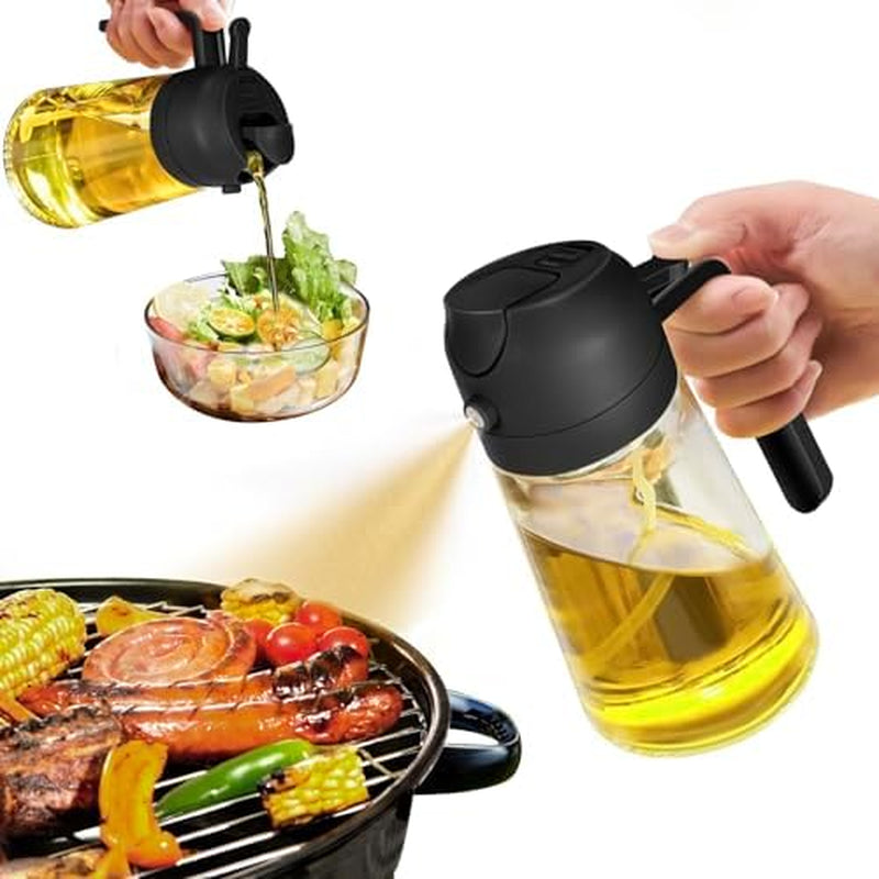Oil Spray Bottle – 20.3 Fl Oz – Precision Olive Oil Sprayer for Cooking and Dressing