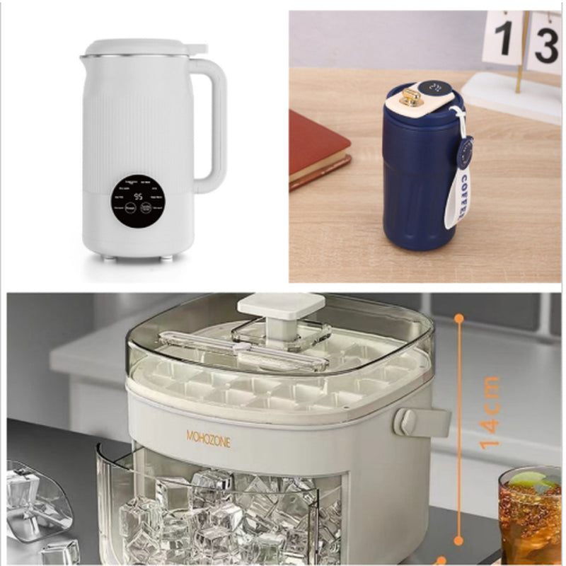 Smart Digital Thermal Bottle Portable Coffee Mug Stainless Steel Water Bottle In-Car Insulated Cup Keep Cold Vacuum Flasks 450Ml