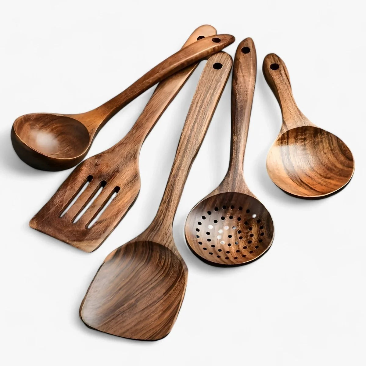 11-Piece Heat Resistant Wooden Kitchen Set - Woodchef