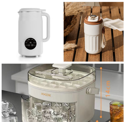 Smart Digital Thermal Bottle Portable Coffee Mug Stainless Steel Water Bottle In-Car Insulated Cup Keep Cold Vacuum Flasks 450Ml
