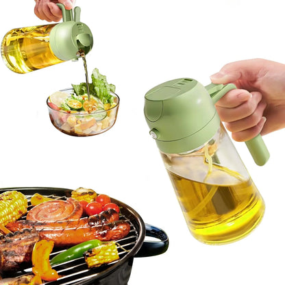 Oil Spray Bottle – 20.3 Fl Oz – Precision Olive Oil Sprayer for Cooking and Dressing