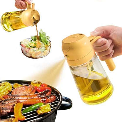 Oil Spray Bottle – 20.3 Fl Oz – Precision Olive Oil Sprayer for Cooking and Dressing